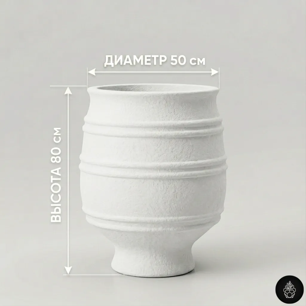 Вазон Ампир Гранде — высота 80 см, диаметр 50 см