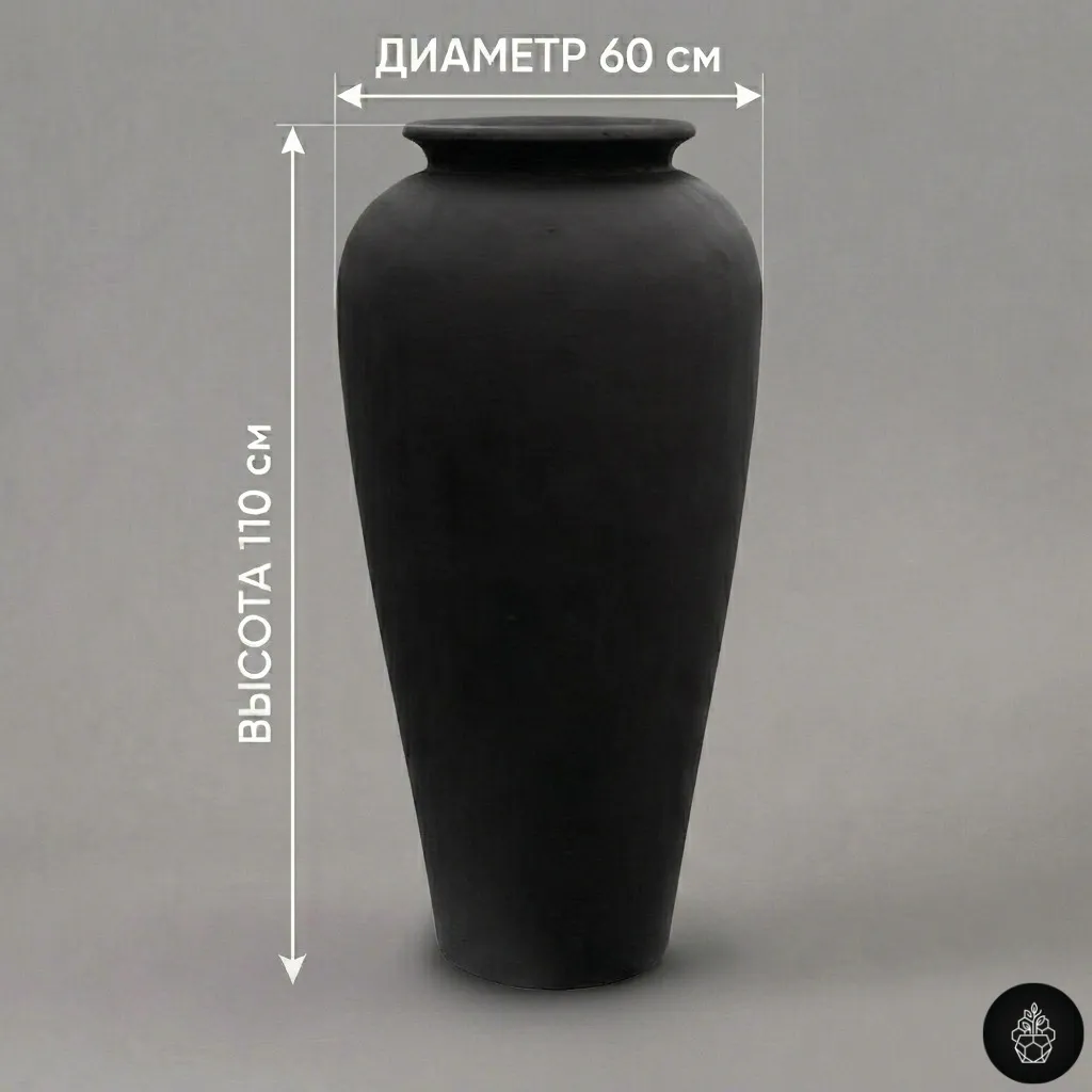 Вазон Ампир XL — высота 110 см, диаметр 60 см
