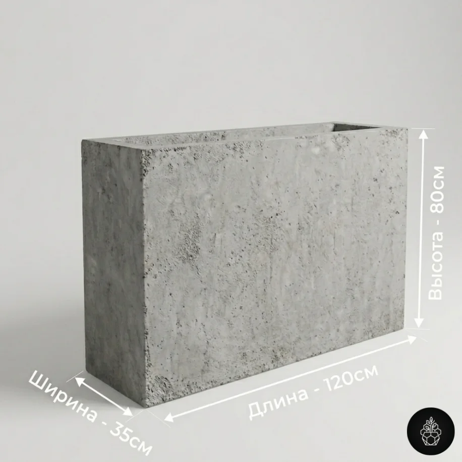 Кашпо Ректа — 80×35×120 см